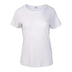 T-shirt Damski Z Krótkim Rękawem Lofe. Białe t-shirty damskie Hi-tec, bez wzorów, bez kołnierzyka. Za 71.99 zł.