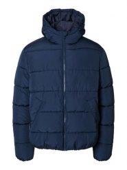 SELECTED HOMME Kurtka pikowana w kolorze granatowym rozmiar: S. Niebieskie kurtki męskie Selected Homme, s, bez wzorów, bez kaptura. Za 149.31 zł.
