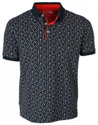 Koszulka POLO z Kołnierzykiem, Czarna w Lotki, Badmington, Krótki Rękaw -PAKO JEANS. Czarne koszulki polo męskie Pako Jeans, m, bez wzorów, z bawełny, bez ramiączek. Za 119.00 zł.