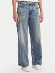Calvin Klein Jeans Jeansy LV047F473G Niebieski Relaxed Fit. Niebieskie jeansy damskie Calvin Klein Jeans. Za 409.99 zł.