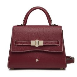 Torebka Aigner. Czerwone torebki klasyczne damskie Aigner, bez wzorów, bez dodatków. Za 2,759.00 zł.