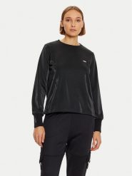 Liu Jo Sport Bluza TF4257 J4751 Czarny Regular Fit. Czarne bluzy bez kaptura damskie Liu Jo Sport, m, bez wzorów, z syntetyku, bez ramiączek, bez kaptura. Za 379.99 zł.