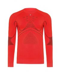 Koszulka termoaktywna męska X-Bionic Energy Accumulator 4.0 Red. Czerwone bielizna termoaktywna męska X BIONIC, l, bez wzorów, z dzianiny. Za 360.00 zł.
