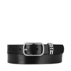 Pasek Damski GINO ROSSI. Czarne paski damskie Gino Rossi, bez wzorów. Za 129.99 zł.