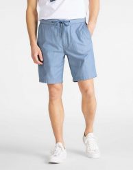 MĘSKIE SZORTY LEE DRAWSTRING SHORT WASHED STRIPE L7UKREV. Szorty męskie Lee, bez kołnierzyka. Za 159.99 zł.