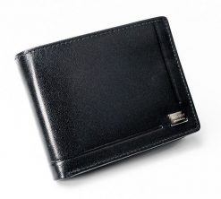 Portfel męski skórzany Rovicky czarny PC-023-BAR. Czarne portfele męskie ROVICKY, bez wzorów, ze skóry. Za 71.99 zł.