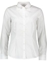 Seidensticker Bluzka w kolorze białym rozmiar: 46. Białe bluzki damskie Seidensticker, bez wzorów, z bawełny, bez kołnierzyka, bez ramiączek. Za 134.85 zł.