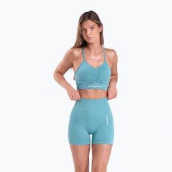 Spodenki treningowe damskie Carpatree Allure Seamless. Niebieskie spodenki sportowe damskie Carpatree, l, z elastanu, na fitness i siłownię. Za 169.99 zł.