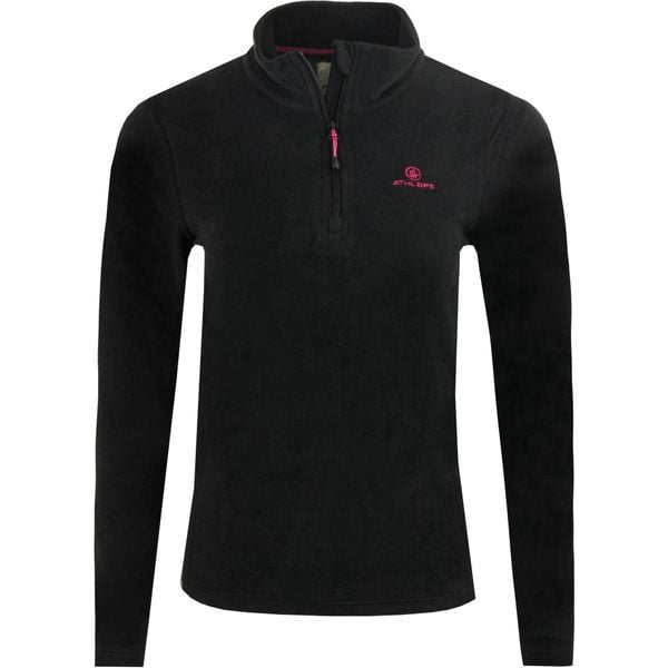 Damska bluza polarowa Athl DPT z zamkiem, czarna, M. Czarne bluzy bez kaptura damskie THERMO FLEECE, m, z polaru. Za 150.99 zł.
