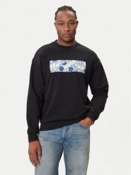 HUGO Bluza Neprix 50545129 Czarny Regular Fit. Czarne bluzy bez kaptura męskie Hugo, l, z bawełny. Za 299.99 zł.