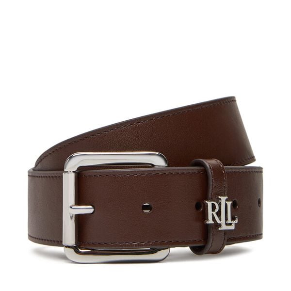 Pasek Damski LAUREN RALPH LAUREN. Brązowe paski damskie Lauren Ralph Lauren, bez wzorów. Za 339.99 zł.