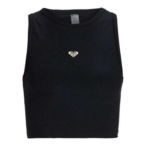 Top typu tank dla Kobiety RISE & VIBE Czarny. Brązowe topy sportowe damskie Roxy, bez wzorów, z dzianiny, bez ramiączek. Za 159.99 zł.