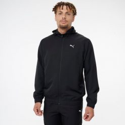 Bluza na zamek męska woven. Bluzy sportowe męskie Decathlon, bez wzorów, sportowe, bez kołnierzyka, bez ramiączek. Za 219.99 zł.