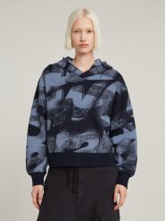 G-Star Bluza w kolorze granatowo-czarnym rozmiar: M. Czarne bluzy z kapturem damskie G-Star, m, z bawełny. Za 240.99 zł.