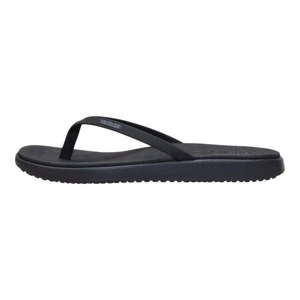 HeyDude Damskie Japonki Maui Breeze Flip. Czarne klapki damskie Hey dude, bez wzorów, z materiału, bez obcasa. Za 159.00 zł.