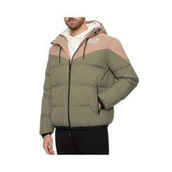 Kurtka męska EA7 Emporio Armani Train Athletic Colour Block Padded. Zielone kurtki męskie EA7, m, bez wzorów, z puchu, bez kaptura. Za 1,052.10 zł.