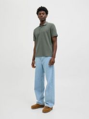 Jack & Jones Koszulka polo w kolorze khaki rozmiar: XL. Brązowe koszulki polo męskie Jack & Jones, xl, bez wzorów, bez ramiączek. Za 104.95 zł.