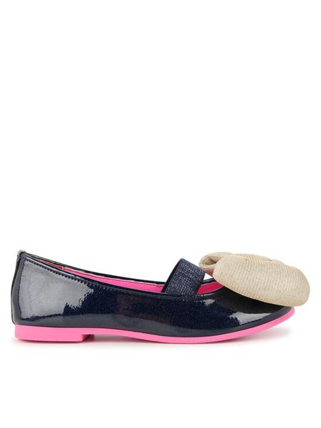 Billieblush Baleriny U20583 Granatowy. Niebieskie baleriny dziewczęce Billieblush, bez wzorów, ze skóry. Za 249.99 zł.