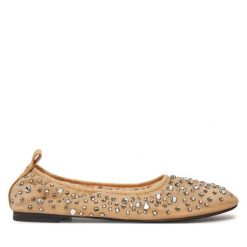 Baleriny Tory Burch. Brązowe baleriny damskie Tory Burch, bez wzorów, bez obcasa. Za 1,059.00 zł.