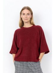 Soyaconcept Sweter "Orlean" w kolorze bordowym rozmiar: XL. Czerwone swetry klasyczne damskie Soyaconcept, xl, bez kołnierzyka. Za 164.95 zł.