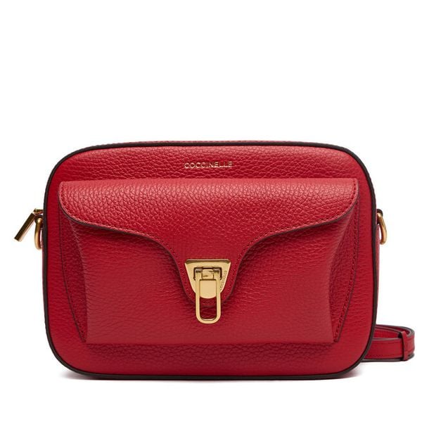 Torebka Coccinelle. Czerwone listonoszki damskie Coccinelle, bez wzorów, bez dodatków. Za 1,169.00 zł.