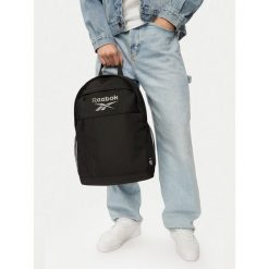 Plecak Reebok. Czarne plecaki damskie Reebok, bez wzorów. Za 99.99 zł.
