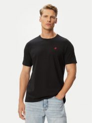 Beverly Hills Polo Club T-Shirt P-SS26M-TS5022 Czarny Regular Fit. Czarne koszulki polo męskie Beverly Hills Polo Club, m, bez wzorów, z bawełny, bez ramiączek. Za 129.99 zł.