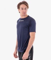 Koszulka sportowa Givova One Microforata Blue 2XL. Czarne t-shirty sportowe męskie Givova, s, z dzianiny, bez ramiączek, na fitness i siłownię. Za 43.99 zł.