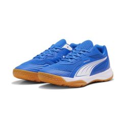Halowe buty sportowe Solarflash III PUMA. Białe buty sportowe na co dzień damskie Puma, bez wzorów. Za 299.00 zł.