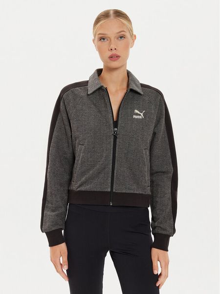 Puma Bluza T7 626797 Czarny Relaxed Fit. Czarne bluzy bez kaptura damskie Puma, s, z bawełny. Za 209.99 zł.