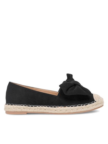 DeeZee Espadryle KL601-69 Czarny. Czarne espadryle damskie DeeZee, bez wzorów, z materiału, bez obcasa. Za 99.99 zł.
