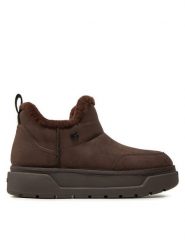 Guess Śniegowce Unie FLFUNN ESU10 Brązowy. Brązowe śniegowce damskie Guess, ze skóry. Za 599.99 zł.