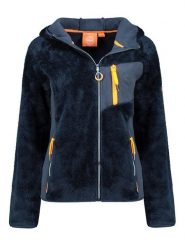 Canadian Peak Kurtka polarowa "Toscaneak" w kolorze granatowym rozmiar: L. Niebieskie kurtki damskie Canadian Peak, l, bez wzorów, z materiału, bez kaptura. Za 148.61 zł.