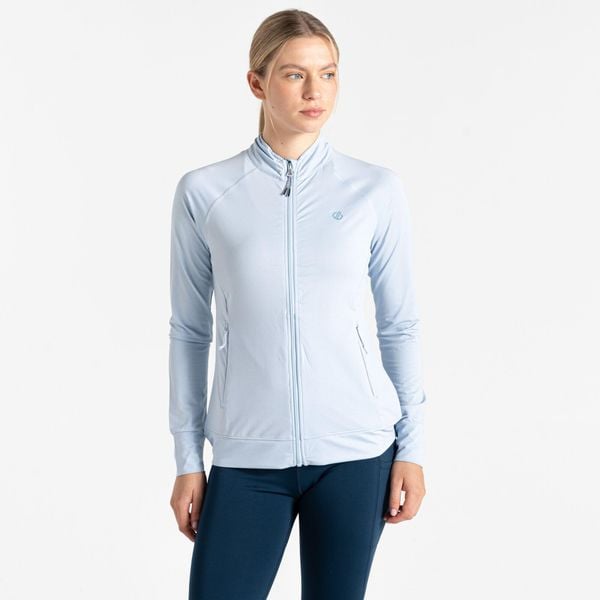 Bluza turystyczna damska Energise. Niebieskie bluzy bez kaptura damskie Dare 2b, bez wzorów, bez ramiączek, bez kaptura. W wyprzedaży za 217.00 zł.