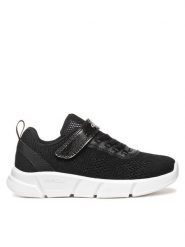 Geox Sneakersy J55DLB 07QBC C9999 S Czarny. Czarne buty sportowe dziewczęce Geox, bez wzorów, z materiału, bez zapięcia. Za 149.99 zł.