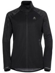 Odlo Kurtka "Zeroweight Pro Warm Reflect" w kolorze czarnym do biegania rozmiar: XS. Czarne kurtki do biegania damskie Odlo, xs, bez wzorów, ze skóry, bez kaptura. Za 232.78 zł.