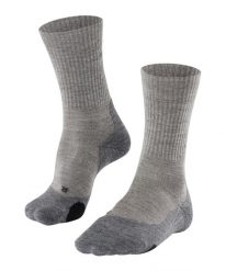 Skarpetki Falke TK2 Wool. Brązowe skarpetki męskie Falke, bez wzorów, z poliamidu. Za 160.50 zł.