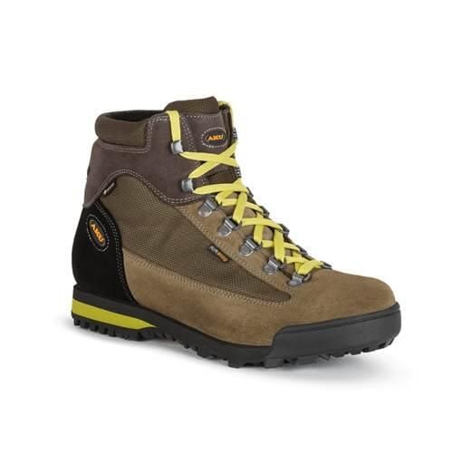 Buty trekkingowe męskie Aku Slope Original Gtx. Brązowe buty trekkingowe męskie Aku, z materiału, bez zapięcia, trekkingowe. Za 829.99 zł.