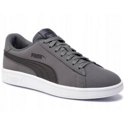 Męskie buty sportowe niskie szare PUMA SMASH BUCK. Szare buty sportowe na co dzień męskie Puma, bez zapięcia. Za 195.00 zł.