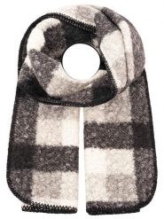 Zwillingsherz Szal "Karo & Teddy" w kolorze kremowo-czarnym rozmiar: onesize. Brązowe szaliki i kominy damskie Zwillingsherz, bez wzorów, z materiału. Za 113.10 zł.