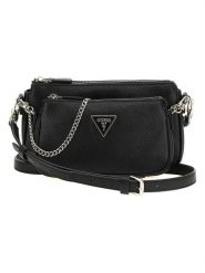 Guess Torebka w kolorze czarnym - 24 x 13 x 5 cm rozmiar: onesize. Czarne torebki klasyczne damskie Guess, z aplikacjami, z materiału, bez dodatków. Za 417.28 zł.