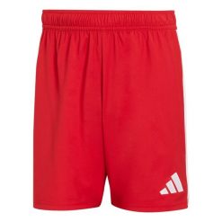 Szorty adidas Tastigo 25. Czerwone szorty męskie Adidas, bez wzorów, sportowe. Za 79.99 zł.