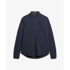 Koszula z długim rękawem Superdry Vintage Destroy Pique. Niebieskie koszule męskie Superdry., xl, bez wzorów, bez kołnierzyka, bez ramiączek. Za 199.15 zł.