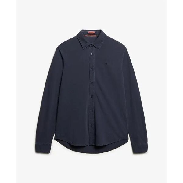 Koszula z długim rękawem Superdry Vintage Destroy Pique. Niebieskie koszule męskie Superdry., xl, bez wzorów, bez kołnierzyka, bez ramiączek. Za 199.15 zł.