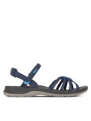 Teva Sandały Tirratraveler 1166130 Granatowy. Niebieskie sandały damskie Teva, bez wzorów, z materiału, bez obcasa, na płaskiej podeszwie. Za 399.99 zł.