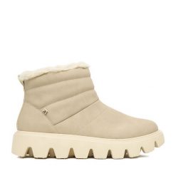 Botki Rieker. Botki damskie Rieker, bez obcasa, na płaskiej podeszwie, bez zapięcia. Za 449.99 zł.