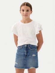 Gap T-Shirt 883254 Biały Regular Fit. Białe koszulki dziewczęce GAP, bez wzorów, z bawełny, bez ramiączek. Za 119.99 zł.