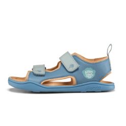 Affenzahn Sandal Leather Airy Shark (01394-30211). Niebieskie obuwie trekkingowe damskie Affenzahn. Za 289.00 zł.