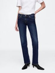 GAP Dżinsy - Regular fit - w kolorze granatowym rozmiar: W34. Niebieskie jeansy damskie GAP. Za 158.10 zł.