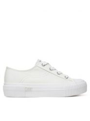 Lee Trampki Isla C Women Low 50251001.1FG Biały. Białe trampki i tenisówki damskie Lee, bez wzorów, z materiału. Za 129.99 zł.